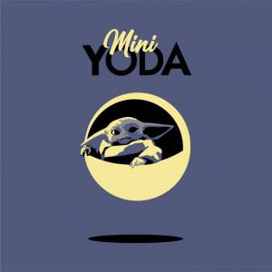 Camiseta Mini Yoda - The Mandalorian
